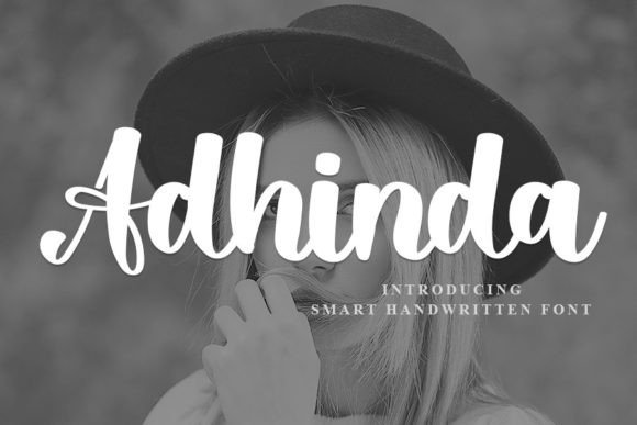 Adhinda: A Script Font for Creative Campaigns and Branding