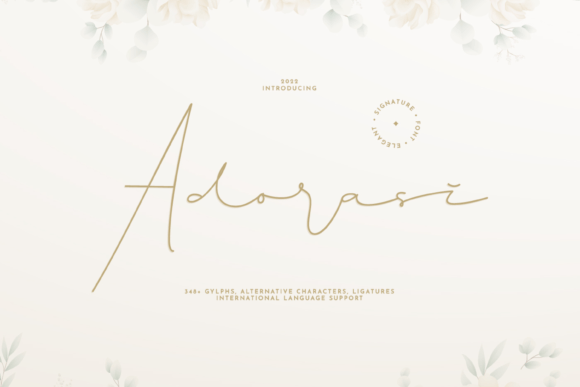 Adorasi: The Elegant Script Font for Luxurious Web Design