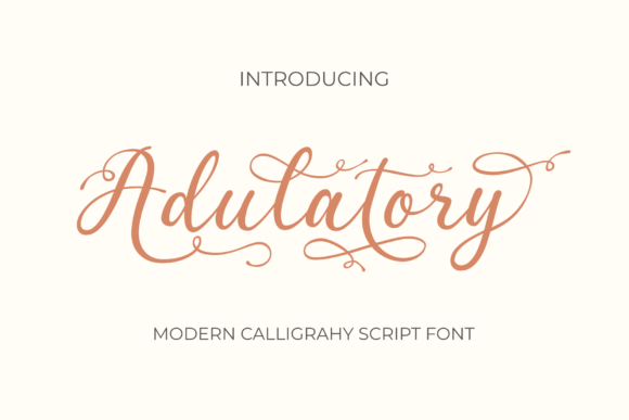 Adulatory: A Classy Script Handwritten Font for Campaign Design