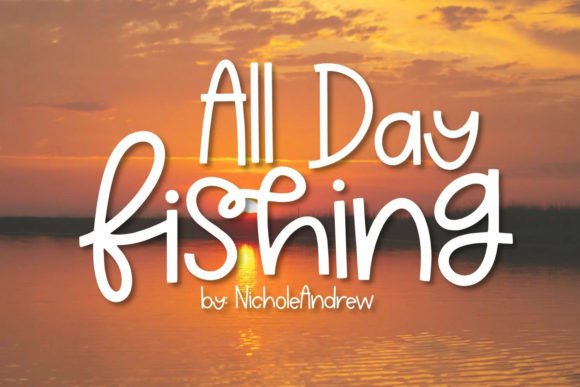 All Day Fishing: A Script Font for Dynamic Digital Campaigns
