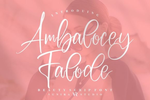 Ambalocey Falode: The Script Handwritten Font That Elevates Campaign Visuals
