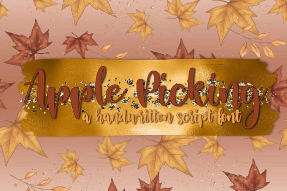 Apple Picking: A Trendy Script Font for Creative Projects