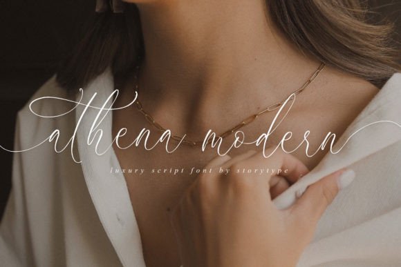 Athena Modern: A Luxurious Script Font for Elegant Branding