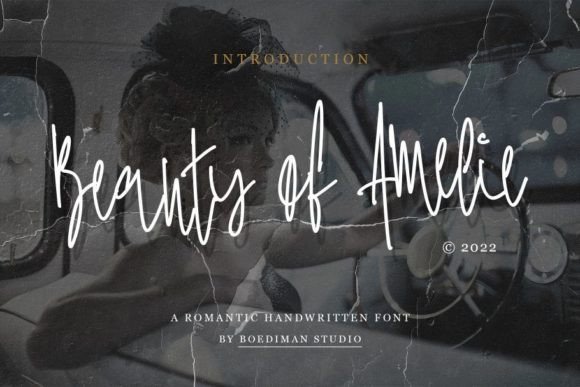 Beauty of Amelie: A Script Handwritten Font for Elegant Digital Branding