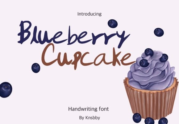 Blueberry Cupcake Script Font Review