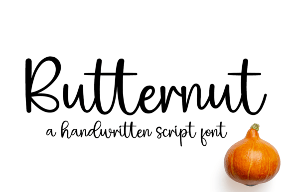 Butternut: A Modern Script Handwritten Font for Elegant Editorial Design
