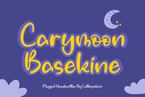 Carymoon Basekine: A Playful Handwritten Font for Real Branding
