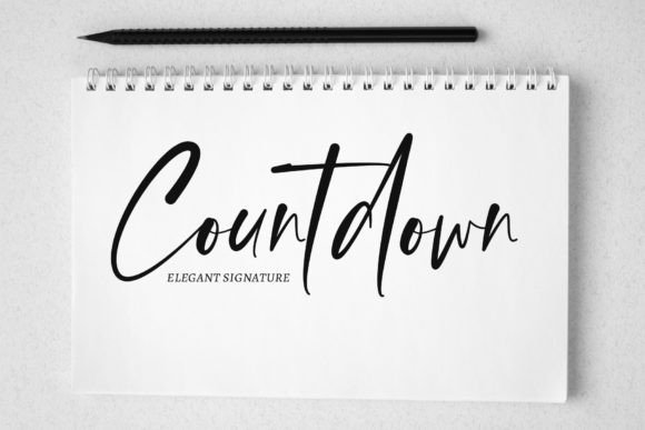 Countdown: A Script Font That Elevates Every Design