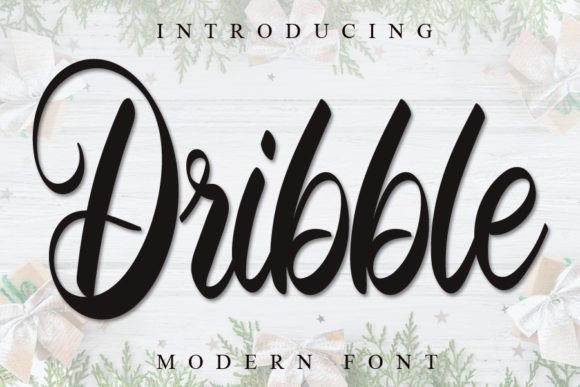 Dribble Script Handwritten Font for Modern Web Design