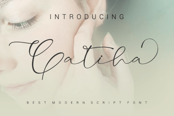 Gatiha: A Script Font for Bold Editorial Design