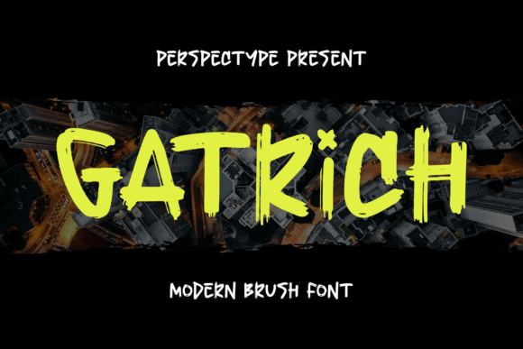 Gatrich: A Script Handwritten Font for Dynamic Brand Campaigns