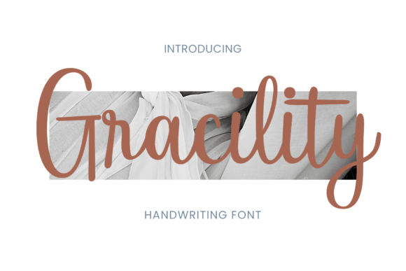Gracility: A Script Font for Elegant Editorial Design