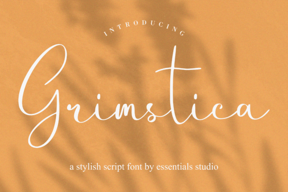 Grimstica: A Script Font for Creative Branding and Design