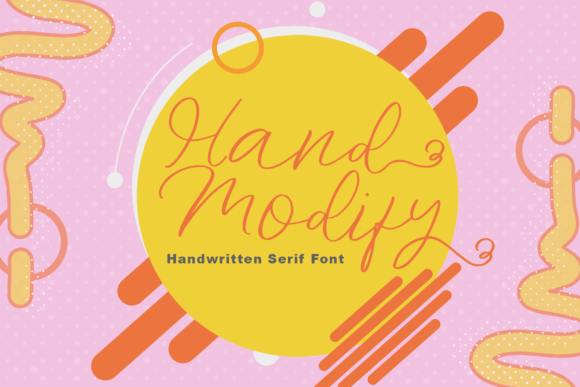 Hand Modify: A Whimsical Script Handwritten Font for Creative Brands