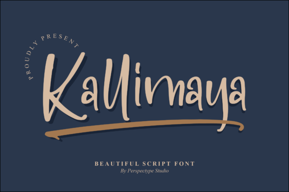 Kallimaya Script Font for Handmade Branding