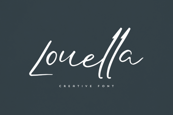 Louella Script Font for Elegant Branding