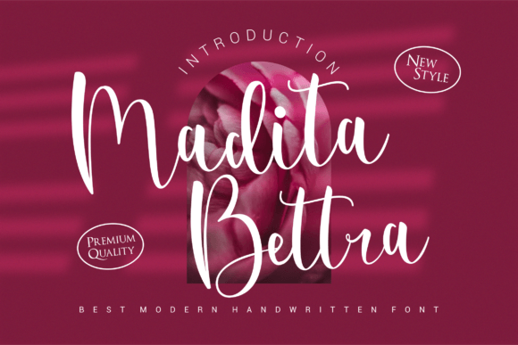 Madita Bettra: A Romantic Script Handwritten Font for Campaign Headlines
