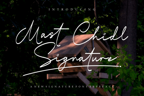 Mast Child Signature: A Script Font for Creative Campaigns