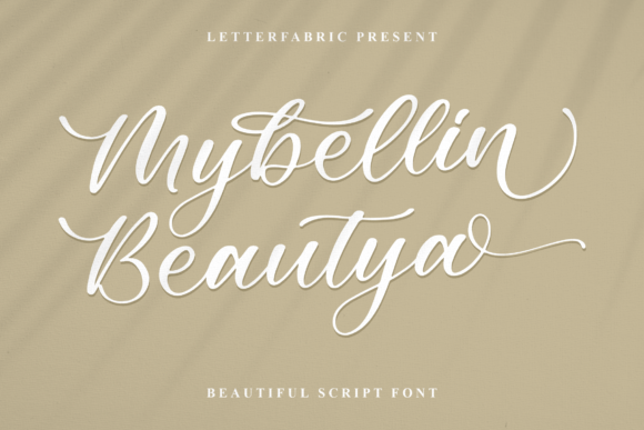 Mybellin Beautya: A Dazzling Script Font for Small Business Branding