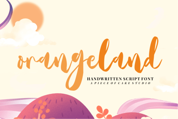 Orangeland Script Font for Digital Design