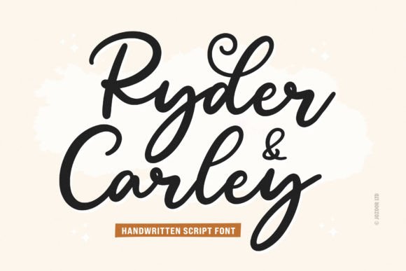 Ryder Carley: A Modern Script Handwritten Font for Digital Design