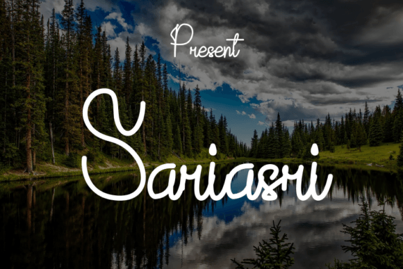 Sariasri Font: Elegant Script Typeface for Small Business Branding