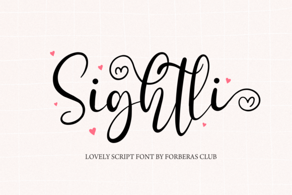 Sightli – A Versatile Script Font for Creative Projects