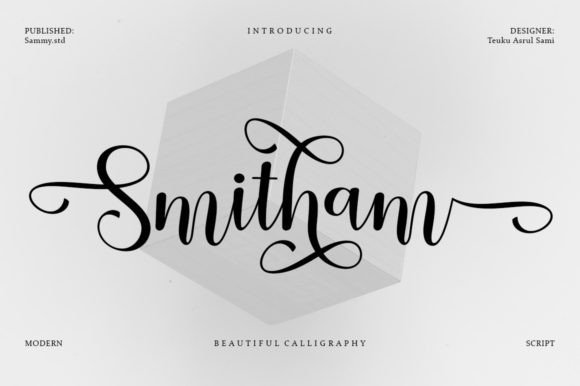Smitham: A Script Font That Breathes Life Into Your Handmade Creations