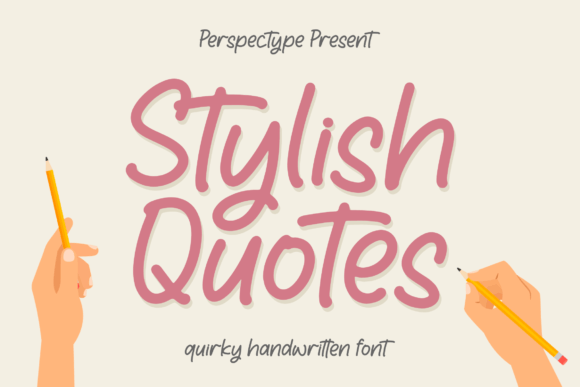 Stylish Quotes: The Perfect Script Handwritten Font for Branding and Design