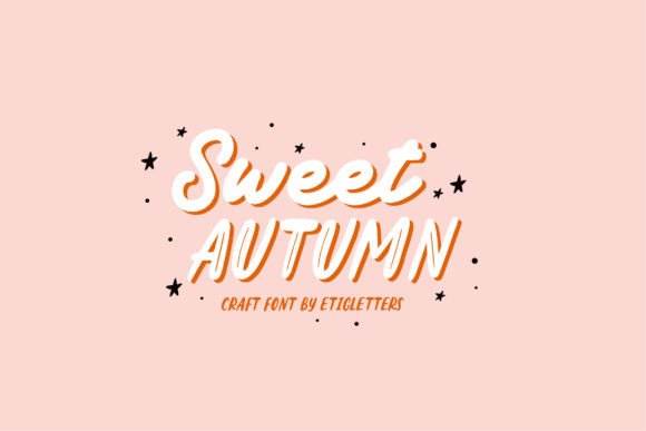 Sweet Autumn Duo Font for Handmade Creatives