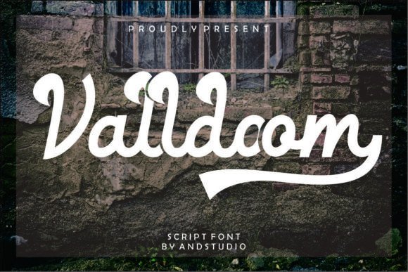 Valldoom Script Font for Handmade Branding & Packaging