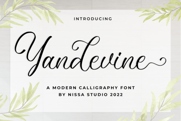 Yandevine: The Elegant Script Handwritten Font for Modern Design